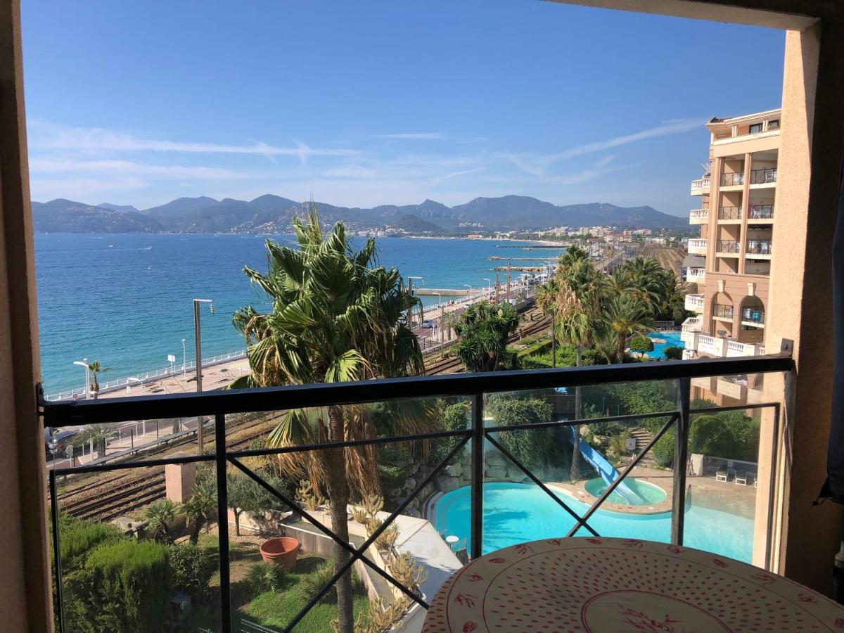 Cannes Apartment With Sea View, Aircondition And Parking Zewnętrze zdjęcie