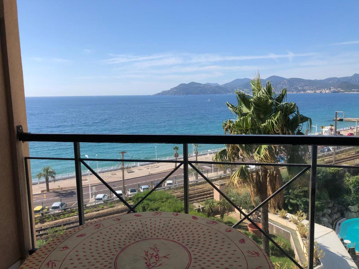 Cannes Apartment With Sea View, Aircondition And Parking Zewnętrze zdjęcie