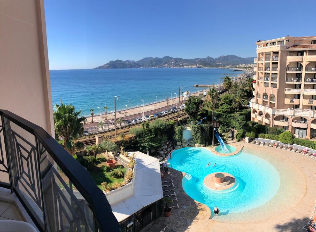 Cannes Apartment With Sea View, Aircondition And Parking Zewnętrze zdjęcie