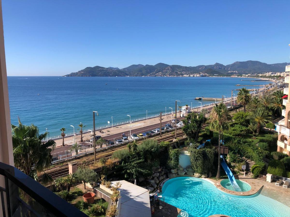Cannes Apartment With Sea View, Aircondition And Parking Zewnętrze zdjęcie