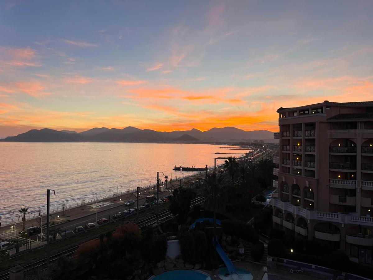 Cannes Apartment With Sea View, Aircondition And Parking Zewnętrze zdjęcie