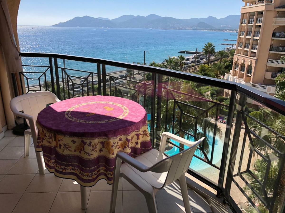 Cannes Apartment With Sea View, Aircondition And Parking Zewnętrze zdjęcie